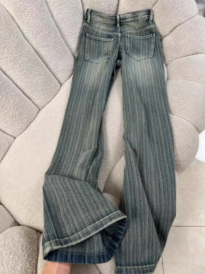 2000s American Vintage Pants Women Casual Y2k Thin Sportwear Y2k Clothing Retro Trouser Casual Chic Retro Harajuku Jeans Female - Image 5