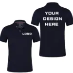 Summer Men's Short Sleeve Lapel Golf Polo Shirt Quick Dry Breathable Top Tees Custom Printed Logo Sports Loose Women's T Shirt