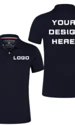Summer Men's Short Sleeve Lapel Golf Polo Shirt Quick Dry Breathable Top Tees Custom Printed Logo Sports Loose Women's T Shirt