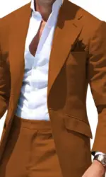 Costumes Pour Hommes Peak Collar Men Suits Notched Green Slim Fit Blazers Jackets Pants 2PCS Causal Business Wedding Groom Wear