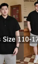 Polo Shirt Men Plus Size 1XL-7XL 110-175kg Short Sleeve Polo T Shirt Loose Polos Oversized Tops Big Size Men Clothing 티셔츠 남성