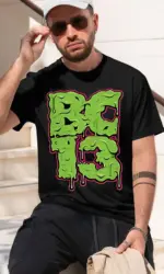 Brokencyde Band Green BC13 2026 New Model Men’s Short-sleeve crewneck T-Shirt Classic Casual Multiple Colors and Sizes for Daily