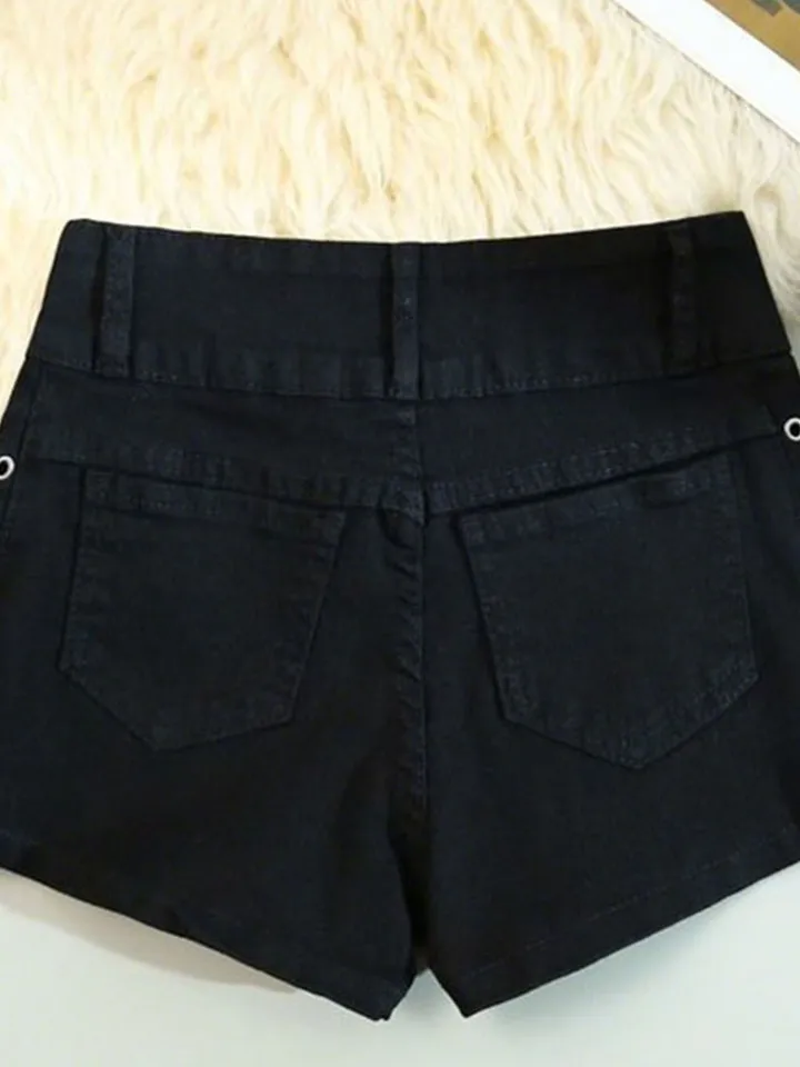 Shorts Women Skinny Creativity Lace-up Popular Streetwear Daily Personality Students Holiday Fashion Sexy American Retro Leisure - Image 4