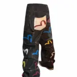 Women's Baggy Cargo Jeans Abi Y2k Japanese Streetwear Hip-pop Goblin Core Cyber Punk Denim Pants Grunge Designer Harajuku Cowboy