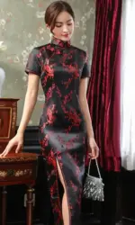Fashion Clothes Party Vintage Casual Summer Elegant Traditional Chinese Clothing Cheongsams Chinese Dress Qipao Ethnic Style