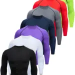 Men's Compression Shirts: Get Fit Fast With Long Sleeve Athletic Workout Tops!
