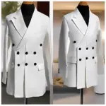 Blazer for Men Wedding Tuxedo Single Jacket Fashion Clothes Double Breasted Design Multiple Custom Colors Men's Suit