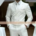 Men's 2-Piece Suit Set, Double-Breasted Waistcoat Style, Suit & Trousers, Weddings & Celebrations Choice