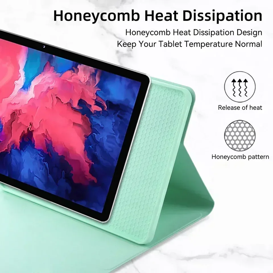 Case With Keyboard for Lenovo Tab P11 Pro 2nd Gen TB-132FU/138FU Xiaoxin Pad Pro 11.2 inch 2022 Tablets Keyboard Cover Funda - Image 4