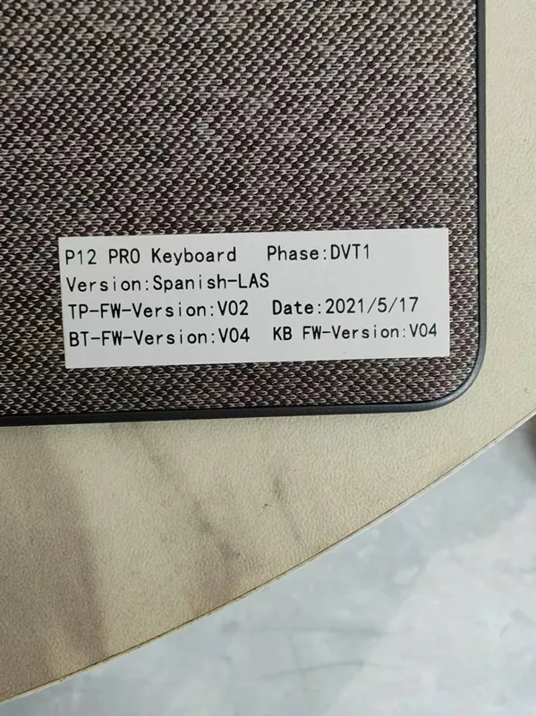 New Base Keyboard for Lenovo Tab P12 Pro TB-Q706F 2in1 Laptop KB-704-1 Spanish Keyboard LAS and Stand Cover - Image 3