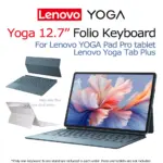 Original Lenovo 12.7'' Yoga Tab Plus Keyboard for TB520 YOGA Pad Pro Tablet Back Shell Multi-angle 12.7-inch Magnetic Adjustable