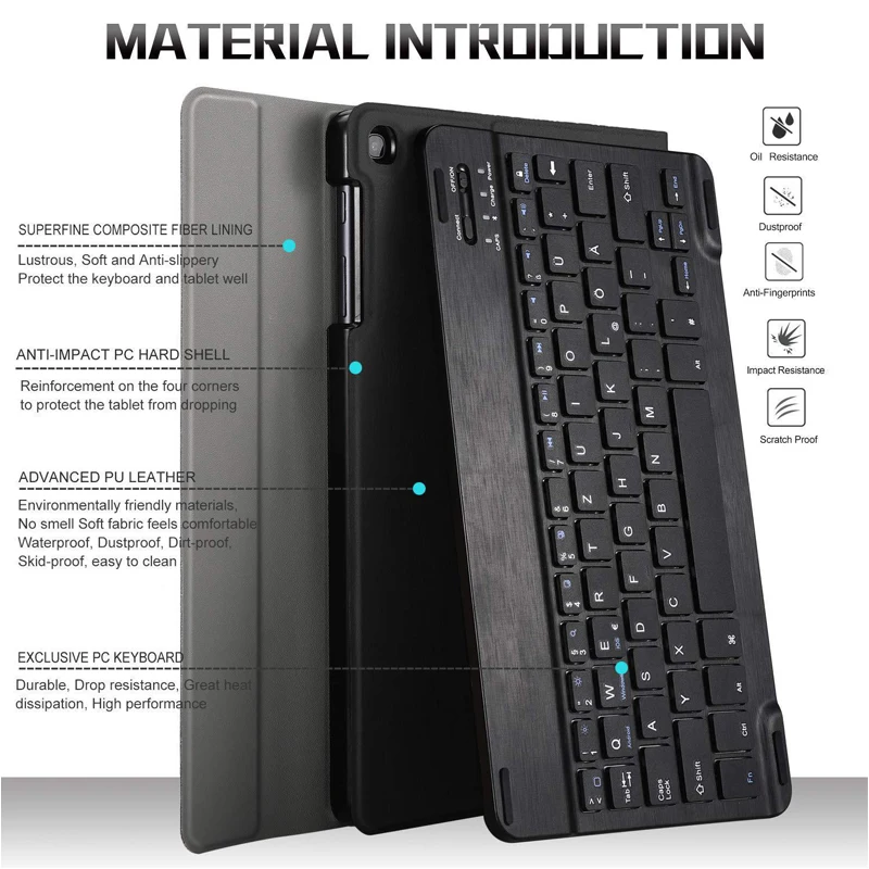 Keyboard Cover For Lenovo Xiaoxin Pad 2024 11 Inch Smart Case Lenovo Tab M11 11 inch TB-330FU TB-331FC Detachable Keyboard Funda - Image 4