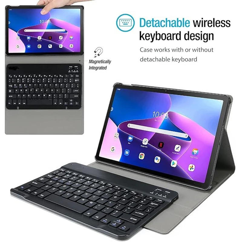 Keyboard Cover For Lenovo Xiaoxin Pad 2024 11 Inch Smart Case Lenovo Tab M11 11 inch TB-330FU TB-331FC Detachable Keyboard Funda - Image 3