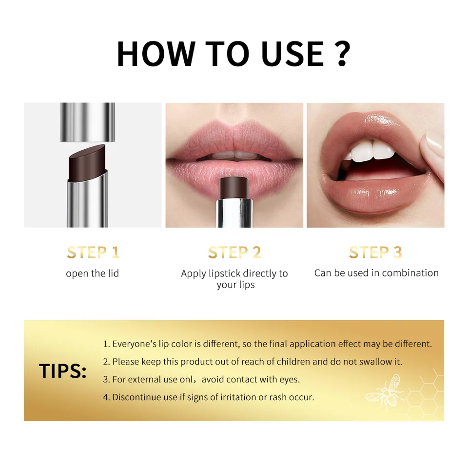 Long Lasting Moisturizing Lipstick Natural Lip Plumper Makeup Lip Plumping Gloss Cosmetics Exfoliating For Lip Care Product - Image 6