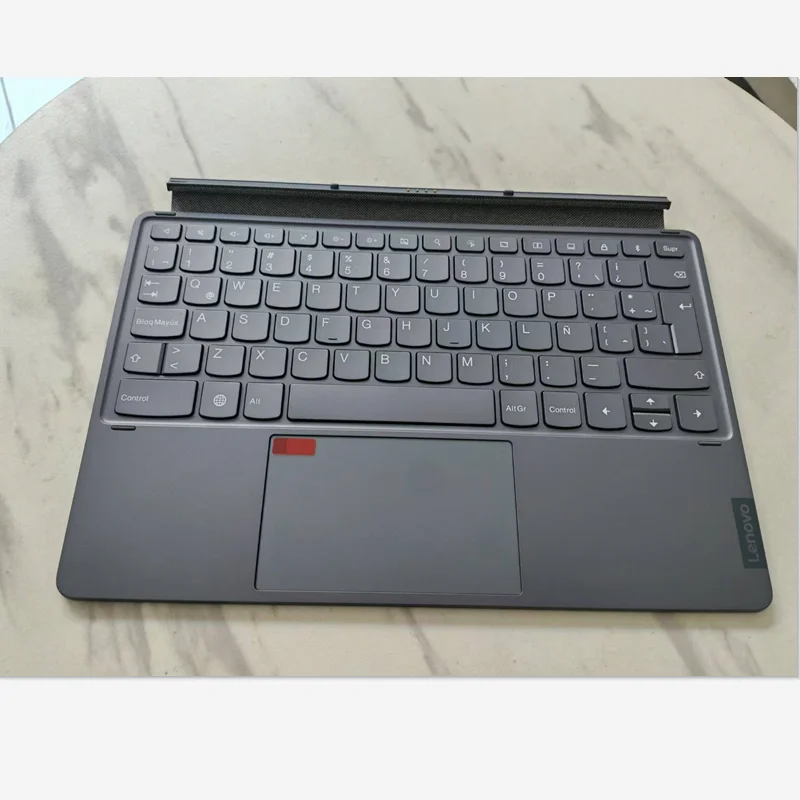 New Base Keyboard for Lenovo Tab P12 Pro TB-Q706F 2in1 Laptop KB-704-1 Spanish Keyboard LAS and Stand Cover - Image 2
