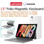 New Lenovo 13’’ Folio Magnetic Keyboard Combo 2026 for Lenovo Xiaoxin PadPro13/Pro GT 13 Tablet Idea Tab Pro Gen2 PU Back Shell