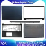For Ideapad V15 V15-IWL V15-IGL V15-IIL V15-ADA Laptop LCD Back Cover/Front Bezel/Palm Rest Keyboard/Bottom Cover Gray