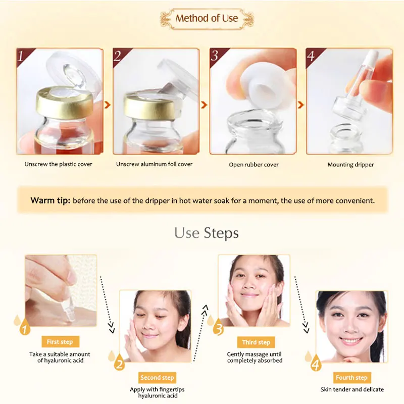 Facial Serum Six Peptides 10pcs/set Moisturizing Hydrating Peptides Essence Skin Care Peptide Face Care Products - Image 5