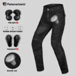 Summer Riding breath Net Motorcycle Riding Jeans Outdoor  Man Pants Motocross Motorbike Cycling Trousers with Protective Gear