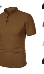 Summer Men's Short Sleeve Polo Shirt Solid Color T Shirts Streetwear Sport Quick-drying Breathable Basic Casual Shirt Tops