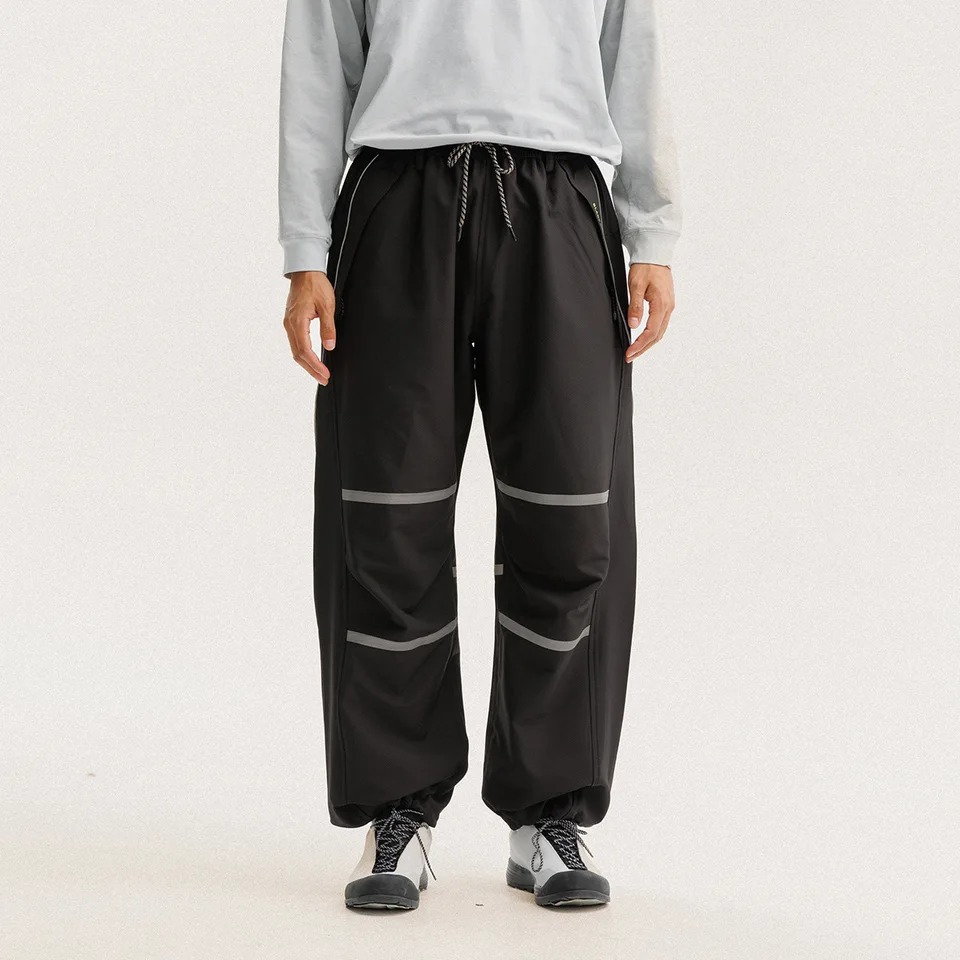 Night Reflective Strip Sports Casual Track Pants Men Women Lightweight Waterproof Quick Dry Loose Techwear Cargo Pant Trouser - Image 4