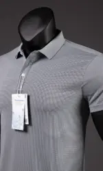 Polo Shirt Men Casual Solid Breathable Shirt Reflective Strip Sleeve Summer Sportswear Quick Dry Jerseys Tops Camisa Polo Shirts
