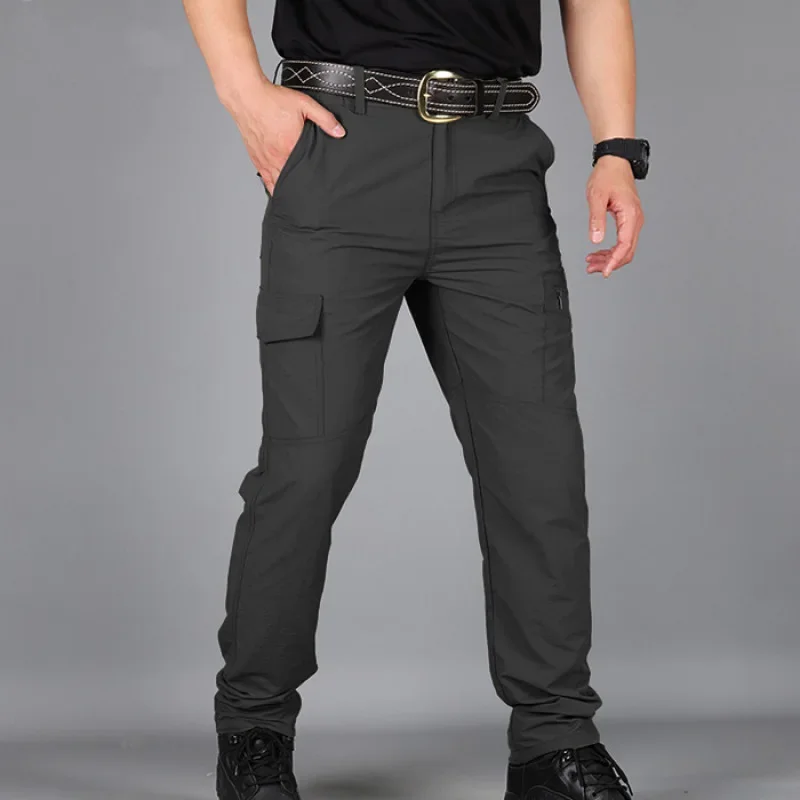 Asian Size Work Pants Men Man Pants Cargo Pants Span Work Clothes Men's Cargo Pants Cargo Pants Man Men's Cargo Pants for Summer - Image 2