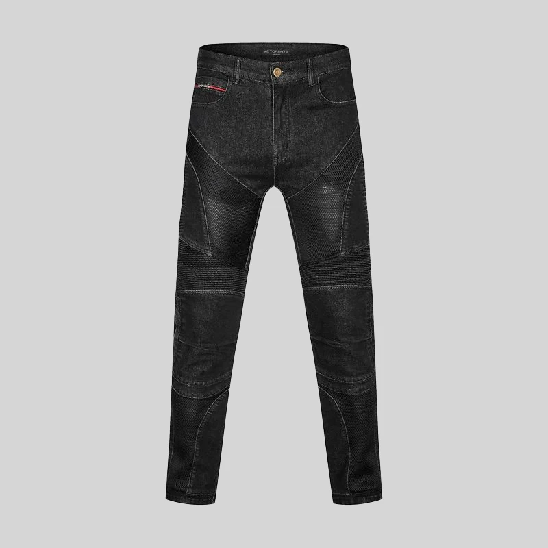 Summer Riding breath Net Motorcycle Riding Jeans Outdoor Man Pants Motocross Motorbike Cycling Trousers with Protective Gear - Image 3
