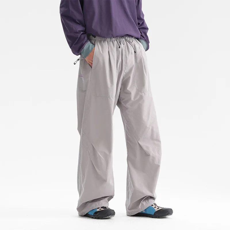 Men Streetwear Fashion Loose Casual Lightweight Quick Dry Sport Pants Women Outdoor Techwear Cargo Baggy Pant Boy Girl Trousers - Image 4
