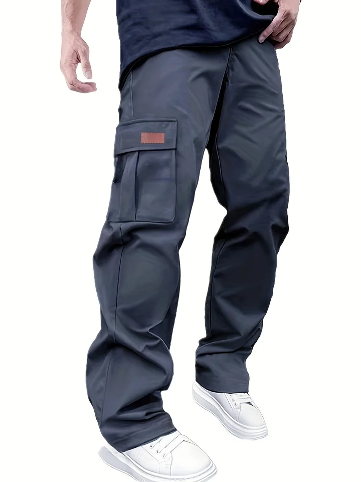 2026 Amazon Summer New Men's Work Pants European and American Independent Station Drawstring Multi Pocket Casual Pants - Image 5