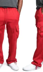 Men's  Cargo Pants Loose Drawstring Sweatpants with Pockets Sports Straight Trousers Jogging Long Pants Hip Hop Streetwear