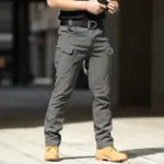 Summer Casual Lightweight Army Military Long Trousers Male Waterproof Quick Dry Cargo Camping Overalls Tactical Pants Breathable