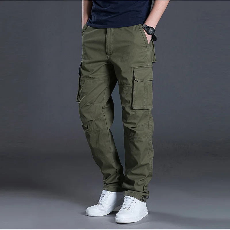 Men's Summer Tactical Cargo Pants Lightweight Casual Waterproof Trousers Casual Pants Wear-resisting Multi-pocket Outdoor Hiking - Image 4
