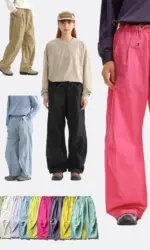 Men Streetwear Fashion Loose Casual Lightweight Quick Dry Sport Pants Women Outdoor Techwear Cargo Baggy Pant Boy Girl Trousers