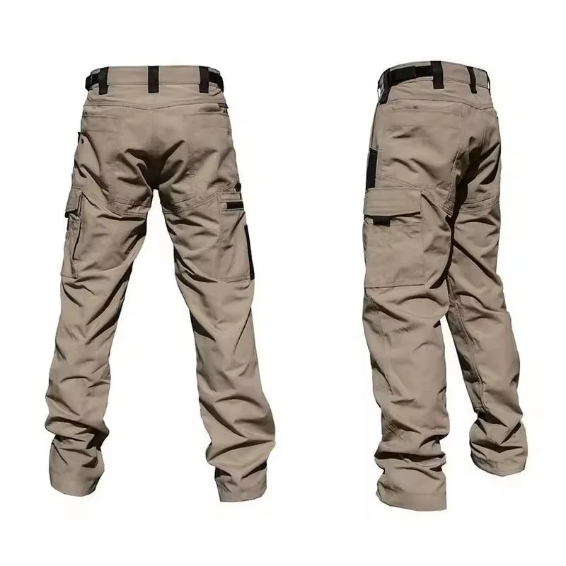 Wear Resistant Work Pant Man Multi-pocket Straight Cargo Trousers Outdoor Jogging Tactical Pants Spring Autumn Casual Trousers - Image 2