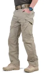 Men's Tactical Cargo Pants Classic Outdoor Hiking Trekking Men Tactical Joggers Pants Military Multi Pocket Trousers