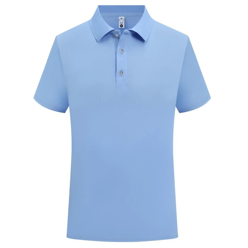Sublimation Blank Polo Shirts Men Summer Short Sleeve Collar T Shirt Wholesale Casual Polo Tshirt For Men Camisas Para Hombres - Image 3