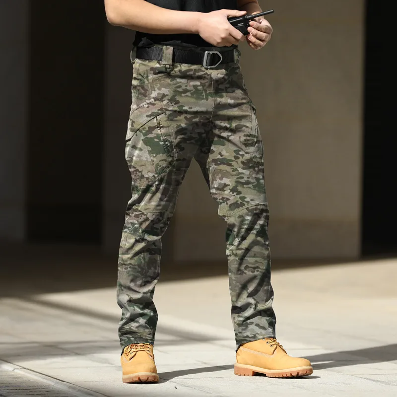 Summer Casual Lightweight Army Military Long Trousers Male Waterproof Quick Dry Cargo Camping Overalls Tactical Pants Breathable - Image 6