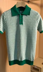 Men's Tight Short Sleeve Knit Polo Shirts Athletic Casual Short Sleeve Top Fitness Quick Dry Loose Men's Fitness Clothing Q71