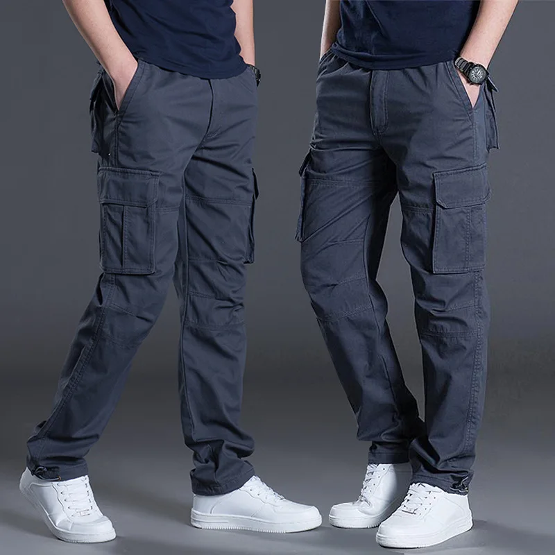 Men's Summer Tactical Cargo Pants Lightweight Casual Waterproof Trousers Casual Pants Wear-resisting Multi-pocket Outdoor Hiking - Image 3