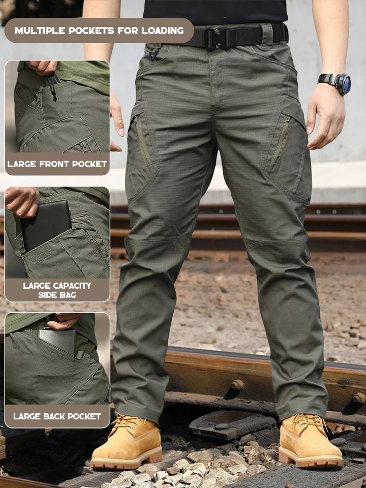 Tactical Work Pants Series New Men's IX9 Tactical Pants Multi-Pocket Large Capacity Training Pants Commuter Pants Wear-resistant - Image 5