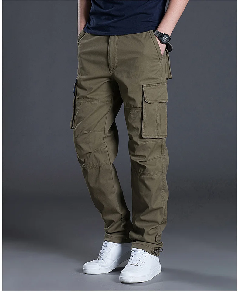Men's Summer Tactical Cargo Pants Lightweight Casual Waterproof Trousers Casual Pants Wear-resisting Multi-pocket Outdoor Hiking - Image 2