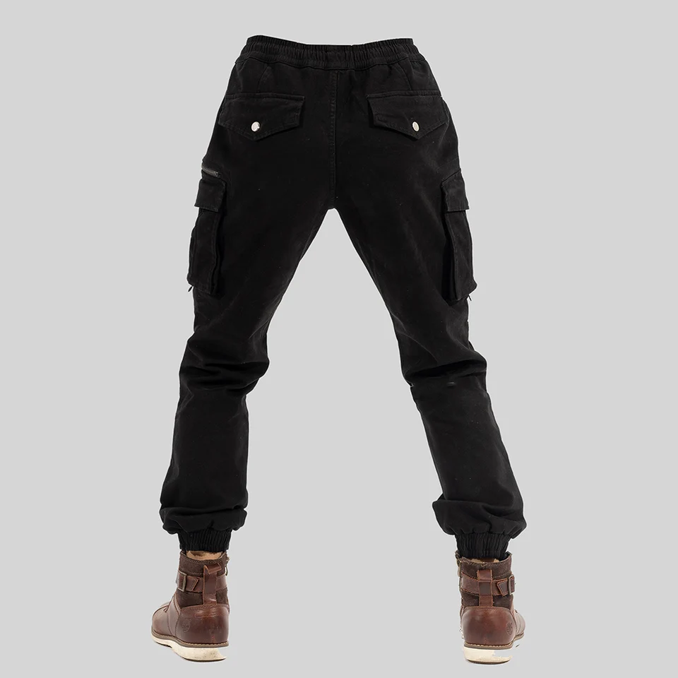 Motorcycle Riding Pants Men Trousers Large Pockets Durable Protective Gear Slim Elastic Motorcross Motorbike for Outdoor Cycling - Image 5
