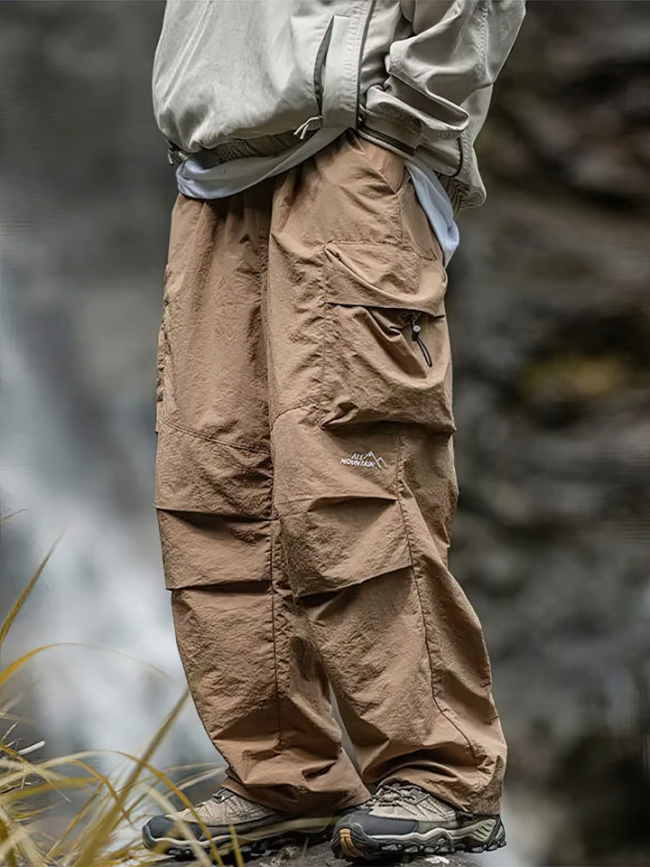 Vintage Baggy Hiking Cargo Pants Men Waterproof Casual Sport Jogging Sping Summer Parachute Pants Outdoor Wide leg Trousers - Image 5