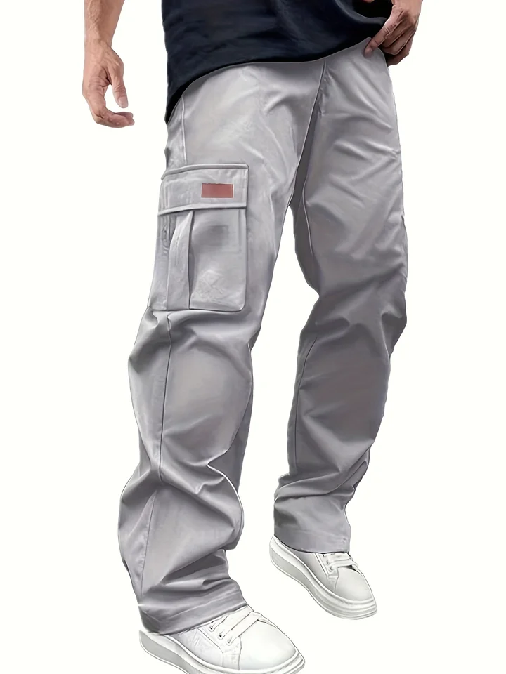 2026 Amazon Summer New Men's Work Pants European and American Independent Station Drawstring Multi Pocket Casual Pants - Image 6