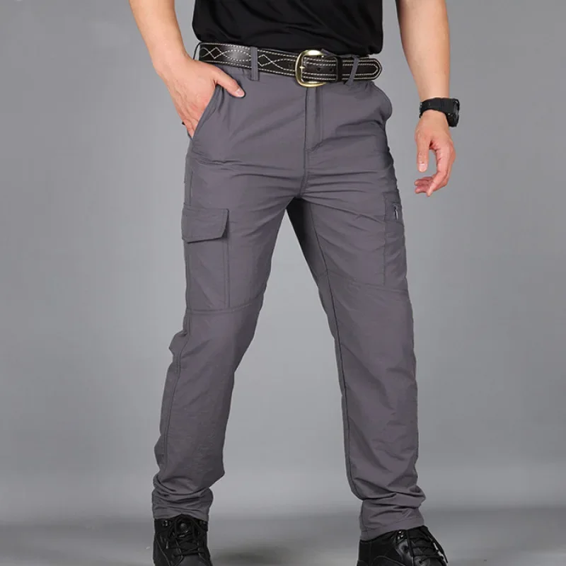 Asian Size Work Pants Men Man Pants Cargo Pants Span Work Clothes Men's Cargo Pants Cargo Pants Man Men's Cargo Pants for Summer - Image 3