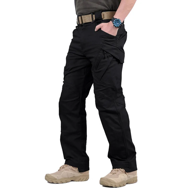Men's Tactical Cargo Pants Classic Outdoor Hiking Trekking Men Tactical Joggers Pants Military Multi Pocket Trousers - Image 2