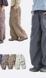 Ultra Loose Lightweight Outdoor Functional Pants Men Women Waterproof Quick Dry Techwear Wide Leg Cargo Pant Track Trouser