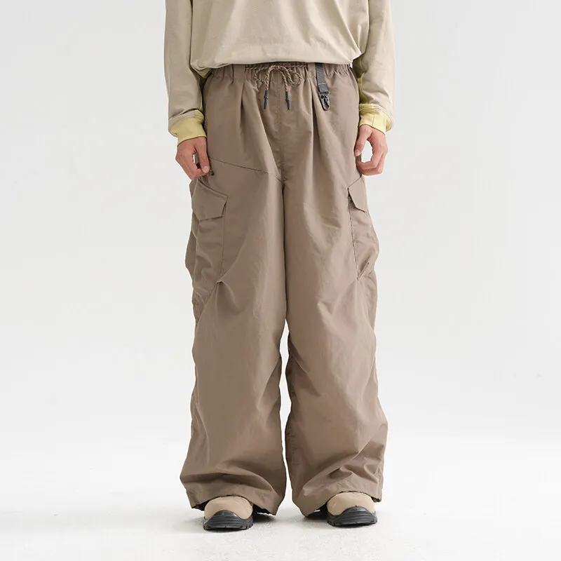Ultra Loose Lightweight Outdoor Functional Pants Men Women Waterproof Quick Dry Techwear Wide Leg Cargo Pant Track Trouser - Image 5