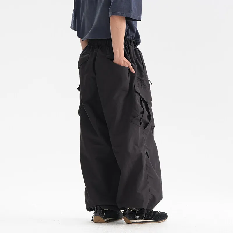 Ultra Loose Lightweight Outdoor Functional Pants Men Women Waterproof Quick Dry Techwear Wide Leg Cargo Pant Track Trouser - Image 6